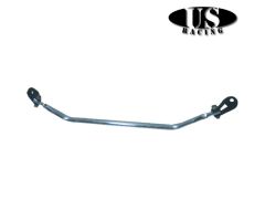 US-Racing Strutbrace Front Lower N-Style Polished (Civic 87-01/CRX/Del Sol/Integra) - #STR-CV88-FL-N-P