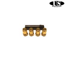 US-Racing OEM Tuner Nut Round Conical Type M12x1.50 Gold (Universal) - #USR-LN-6STN-G