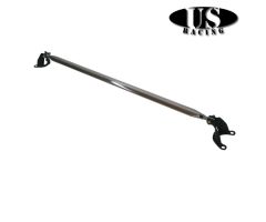 US-Racing Strutbrace Rear Upper N-Style Polished (Civic 87-01/CRX/Del Sol/Integra) - #STR-CV88-RU-N-P