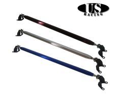 US-Racing Strutbrace Rear Upper B-Style Blue (Civic 87-01/CRX/Del Sol/Integra) - #STR-CV88-RU-B-B