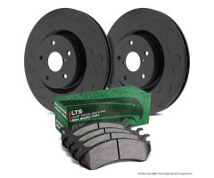 HKS4342.302Y - Hawk Brake Kit - LTS Pads & Talon Slotted Discs; Front - #HWK-HKS4342.302Y