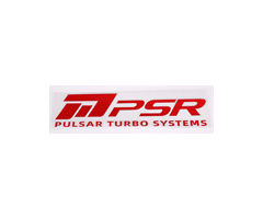 PULSAR Decal Pulsar Turbo Systems(PSR) - Red - #PSR-ZB43DDD01
