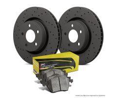 HKC5006.602Z - Hawk Brake Kit - PC Pads & Talon Slotted & Drilled Discs; Rear - #HWK-HKC5006.602Z