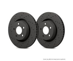 HTC4502 - Hawk Talon Slotted & Drilled Brake Discs; Rear - #HWK-HTC4502